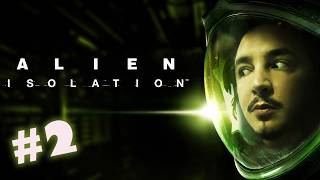 🔴ALIEN ISOLATION - THIS ALIEN MIGHT LEGIT GIVE ME A STROKE? - PLAYTHROUGH EP.2