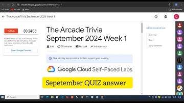 The Arcade Trivia September 2024 Week 1 #quiz answer || #googlecloudarcade #gcp #swags #cloud