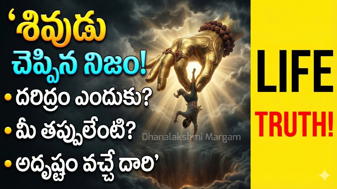 మీ దరిద్రానికి అసలు కారణం ఇదే! శివుడు చెప్పిన భయంకర నిజం || Shiva's Truth About Bad Luck