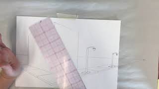 Drawing a door in 2 Point Perspective