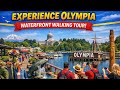 usa Olympia City Walking Tour |Serene Waterfront Views at Low Tide &amp; Peaceful Dwntwn Relax Ambiance