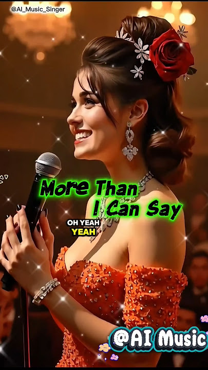 More Than I Can Say #ai #music #singer #beautiful #AI_Mussic_Singer