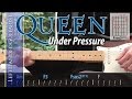Queen & David Bowie - Under Pressure | guitar lesson