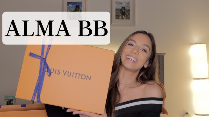 I GOT IT😃 UNBOXING Louis Vuitton Alma BB Damier Azur 