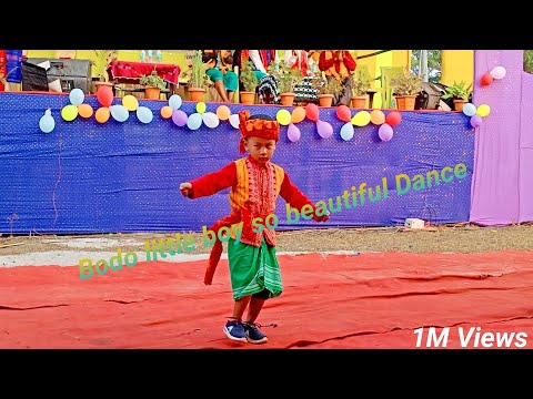 4 year Bodo little boy so beautiful Bodo dance 9/12021