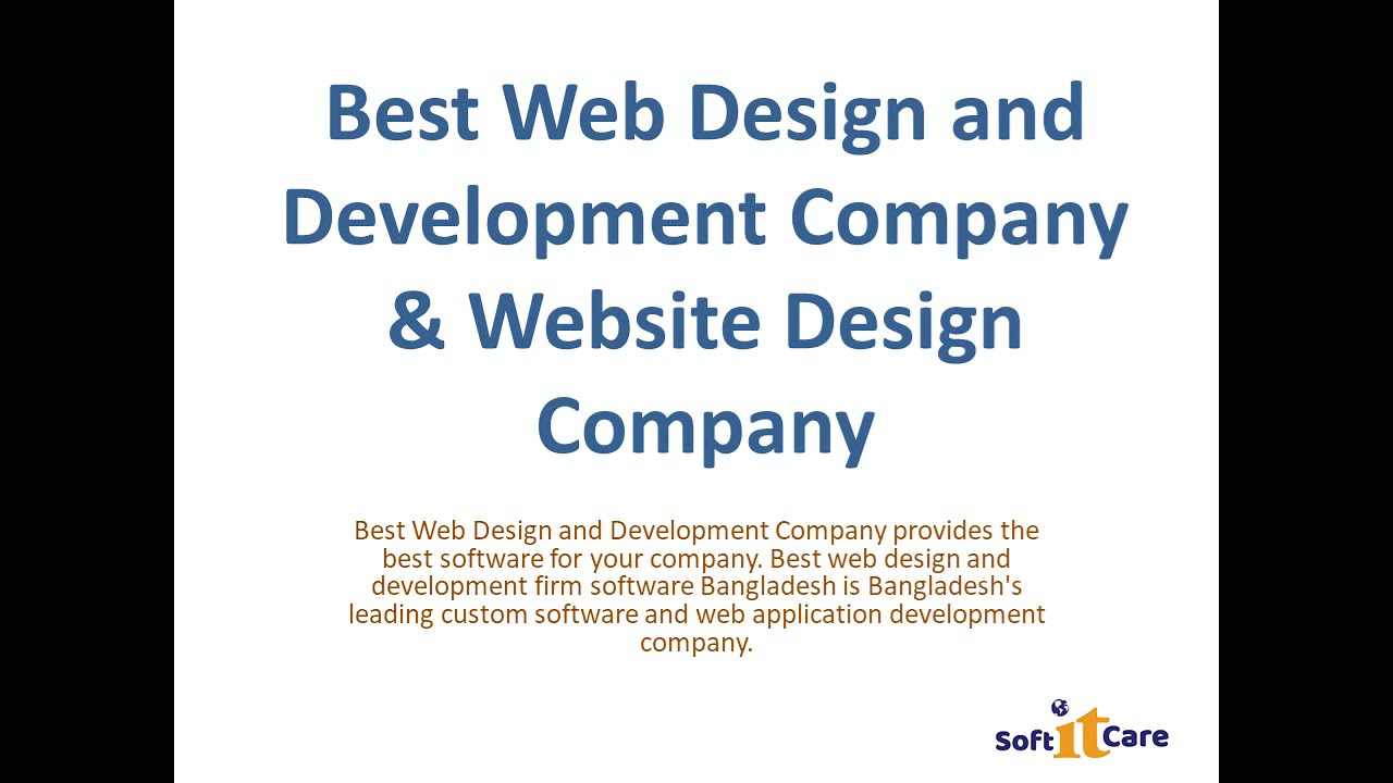 Best Web Design and Development Company | Software Development Company