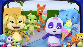 Word Party Kipp Lulu and Franny Love Ice Cream Yummy