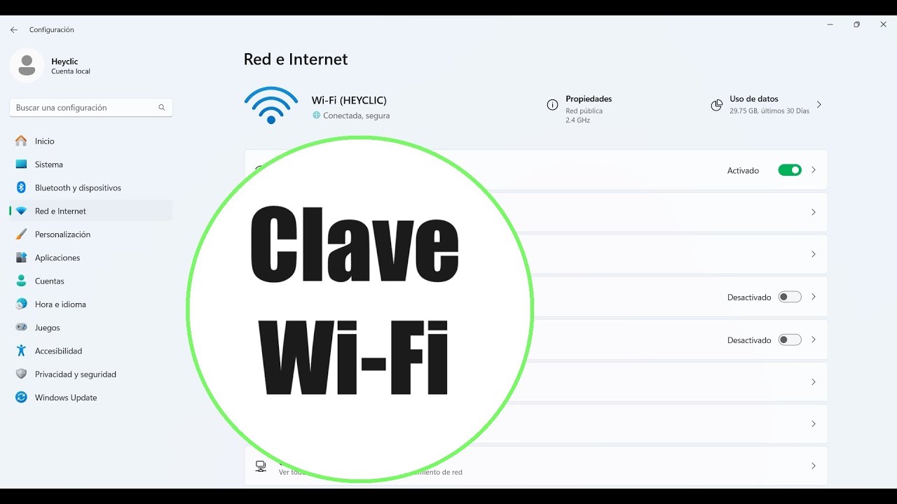 Ver Clave de WiFi en Windows 11 ¿Quieres compartir tu WiFi y no te