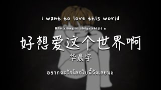 Video thumbnail of "[Thai Eng Sub] 华晨宇《好想爱这个世界啊》(歌词)《I want to love this world》 - Hua Chenyu"
