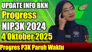 Update NIP3K Paruh Waktu Per 4 Oktober 2025 new