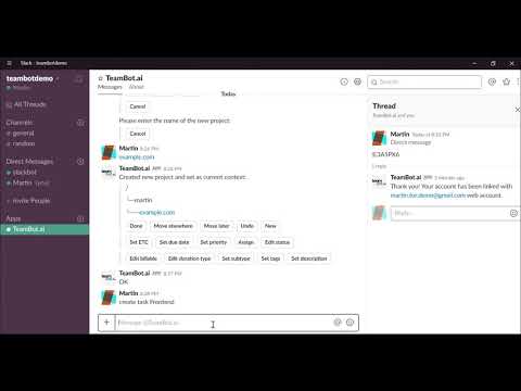 Demo of TeamBot.ai