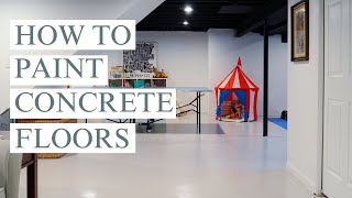 How to Paint Concrete Basement Floors Using Epoxyshield
