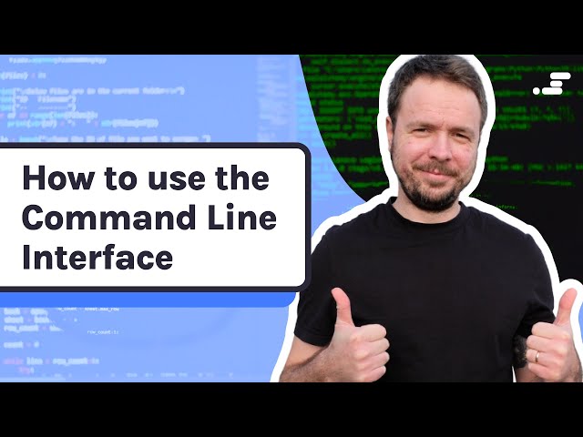 Using the command line interface