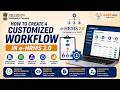 How to Create a Customised Workflow in e-HRMS 2.0 | Step-by-Step Guide