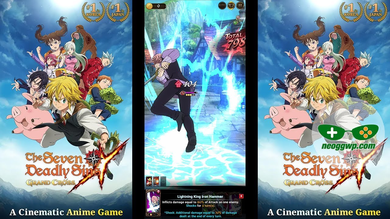 The Seven Deadly Sins Grand Cross Official Android Ios Apk - Role Playing Gameplay - Youtube