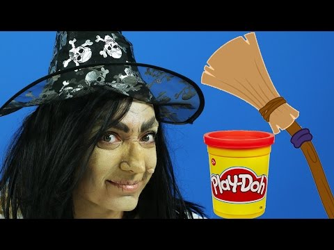 Play Doh Oyun Hamuru ile Cadı Burnu Makyajı | Makyaj Yapma Teknikleri | UmiKids