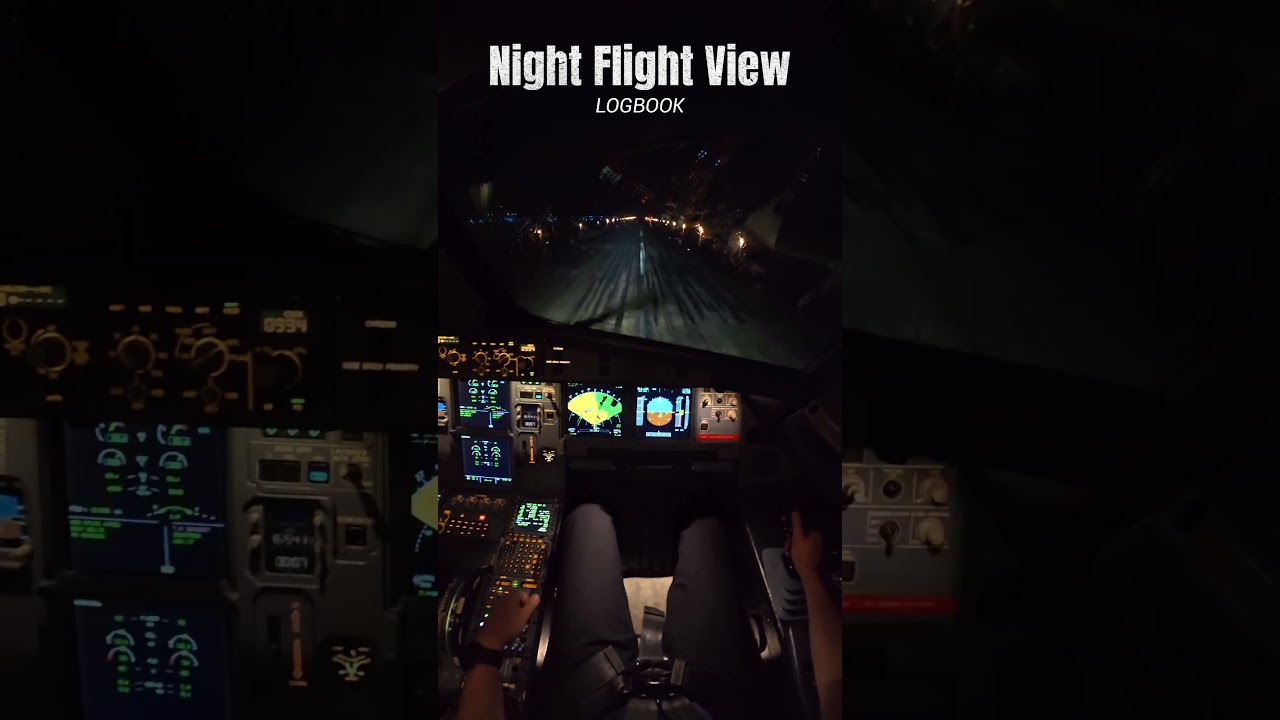 Night Flight View #airbus #aircraft #pilot