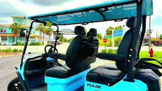 Sky Blue ActivEV Pulse Golf Cart