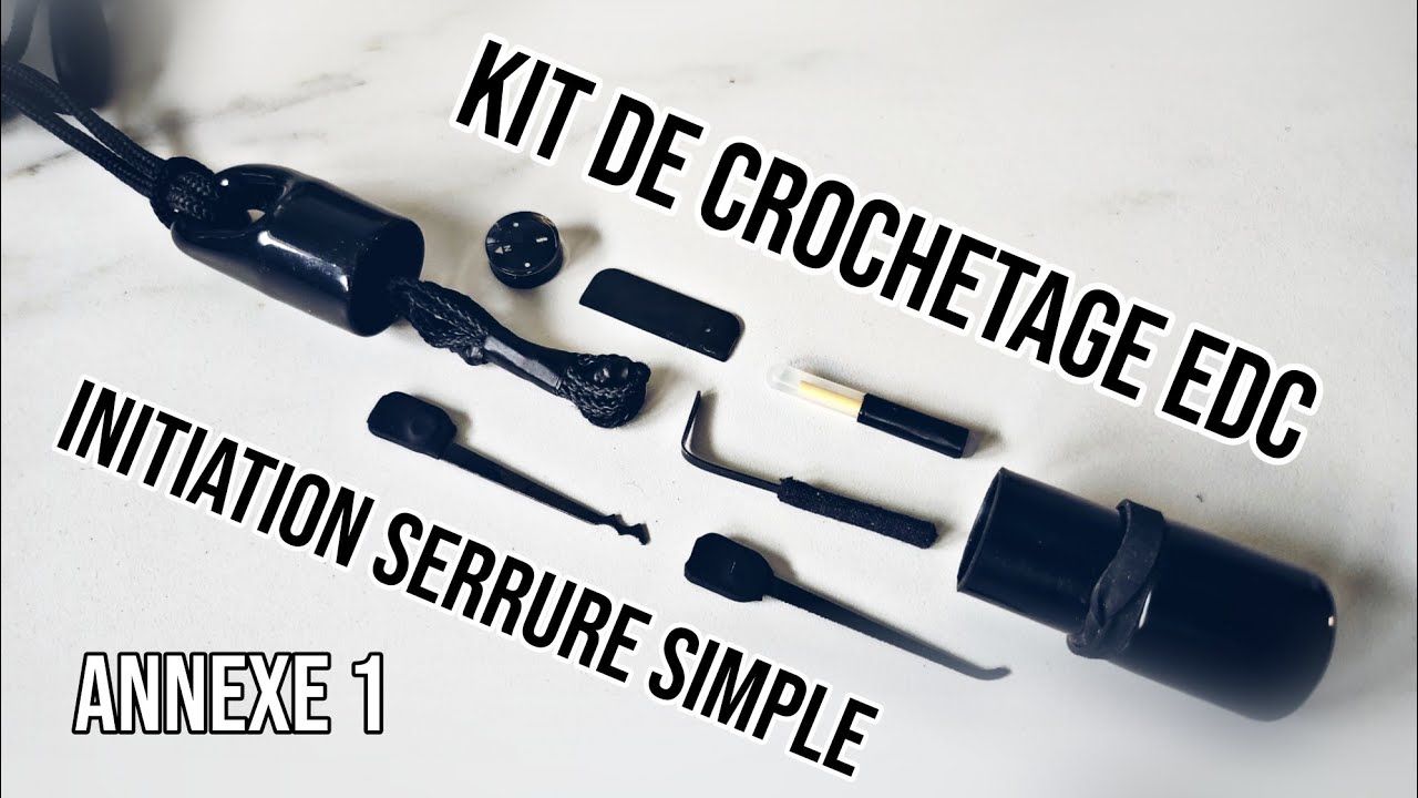 Kit de crochetage format carte de crédit - Tactical Nerd