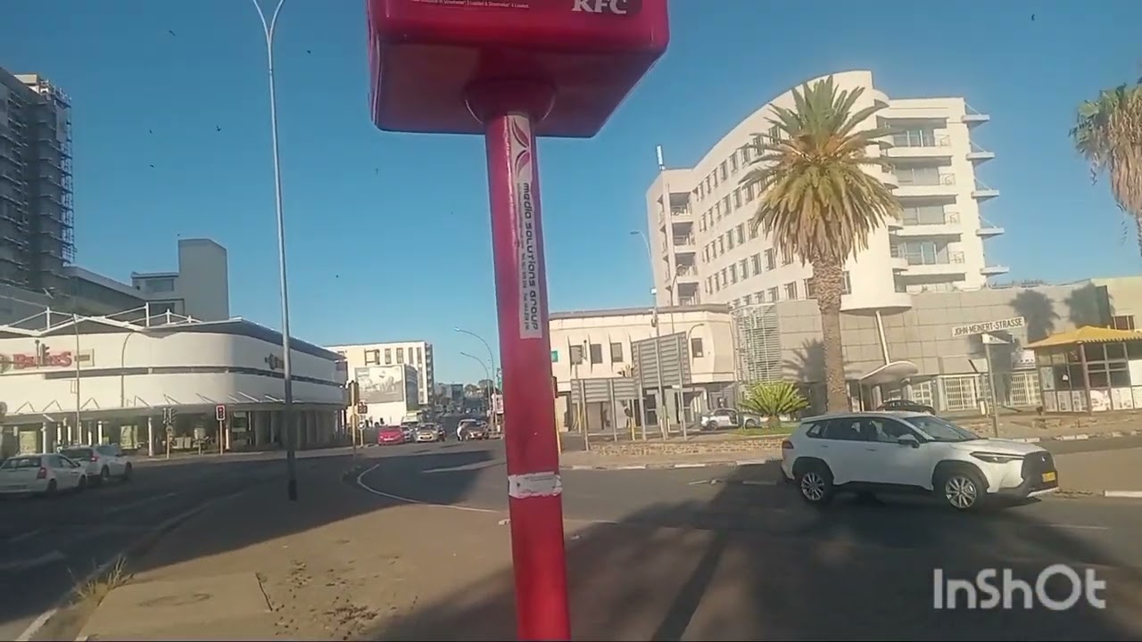 Видеоблог из центра города Виндхук.