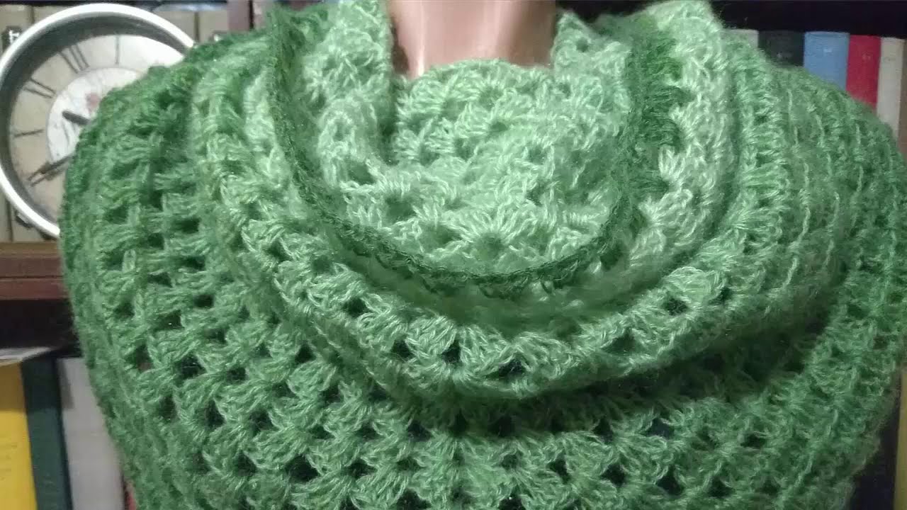 Красивая шаль для начинающих мастериц и не только