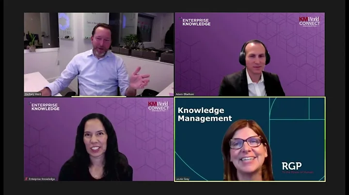Enterprise Knowledge Live Stream Reception at KMWo...