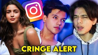 INSTAGRAM CRINGE REELERS ROAST !! (Riyaz Ali, Alia Bhatt)