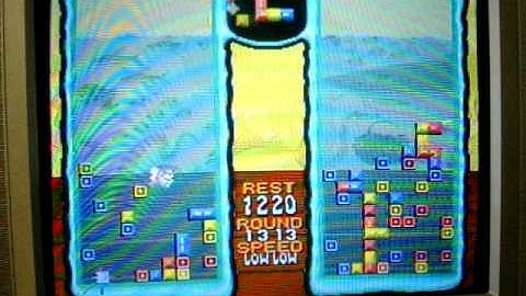 Me Playing Tetris 2 for the SNES Vs. Computer Mode Part 6