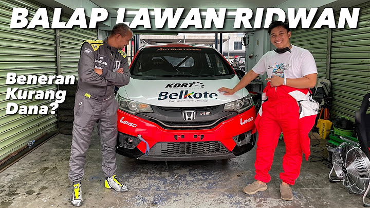 BALAP BARENG RIDWAN HANIF YANG KATANYA KURANG DANA