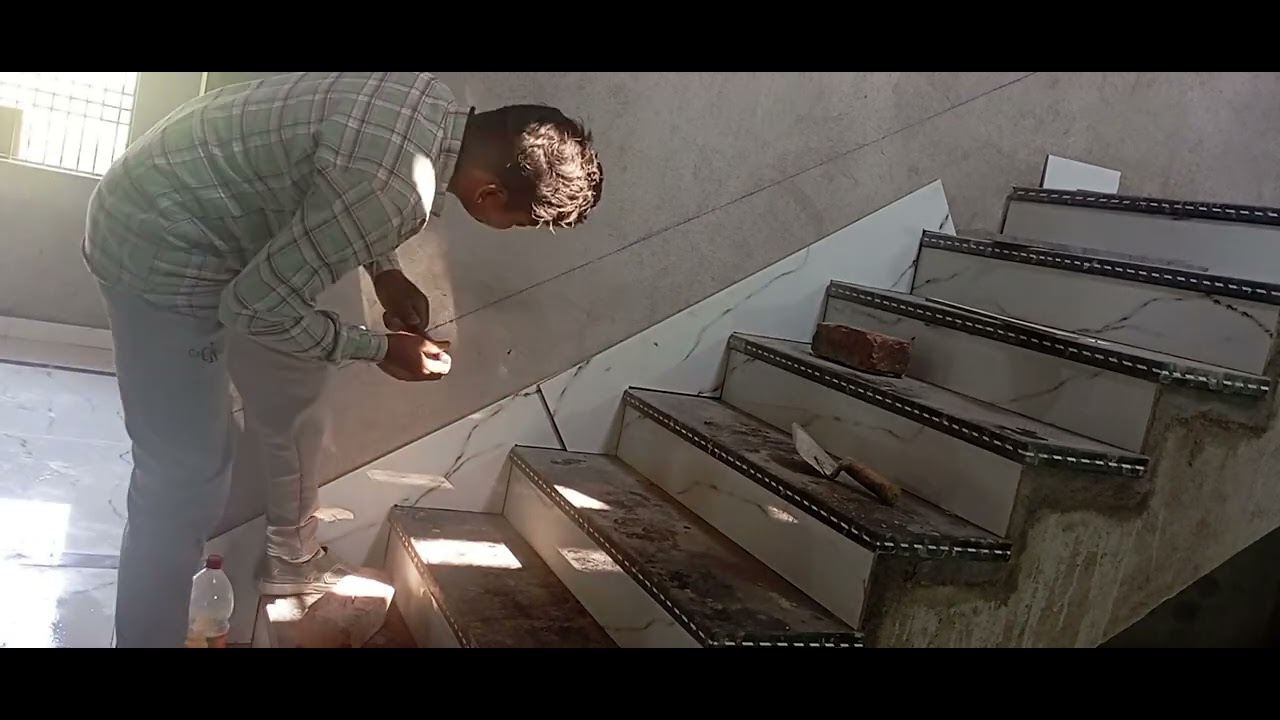 सिड़ी में टाइल्स और ग्रेनाइट कैसे लगाएं?..