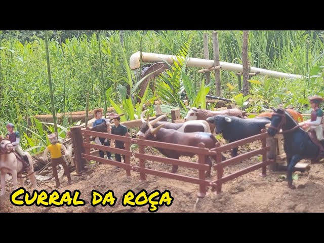 GRANDE Rodeio na Fazendinha de Brinquedo do Davi - Segura Peão