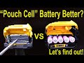 Compact “Pouch Cell” Battery Better vs Large Lithium Batteries?  PowerStack vs DeWalt 2 AH vs 5 AH