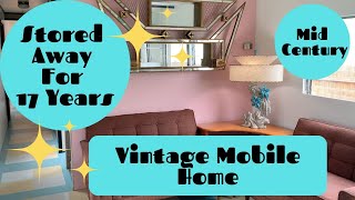 Vintage Mid Century Single Wide Mobile Home #singlewidemobilehome #vintagetrailer #vintagestyle