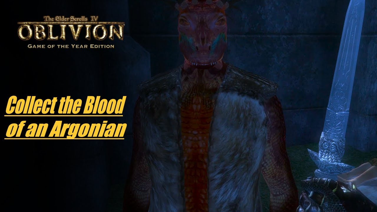Oblivion Argonian Blood