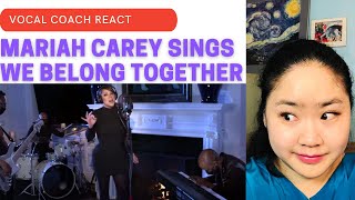 VOCAL COACH REACTS To Mariah Carey LIVE Singing We Belong Together Valentine's Day