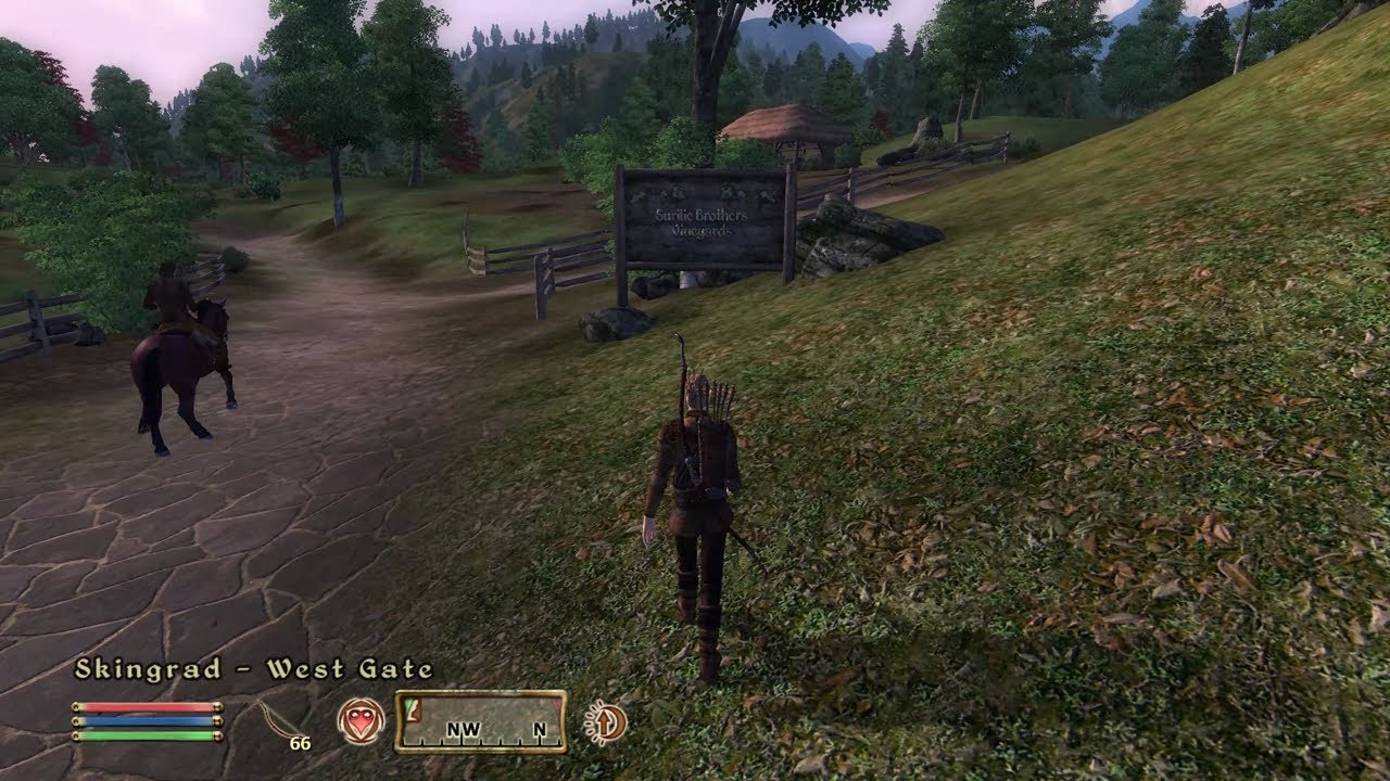 The Elder Scrolls IV Oblivion what is Toutius Sextius doing?