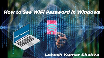 How to See WiFi Password in Windows 7/8/9/10/XP in Hindi || Connected WiFi ka Password kaise nikale