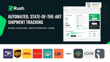 Rush - Automated, State-Of-The-Art Shipment Tracking For Shopify