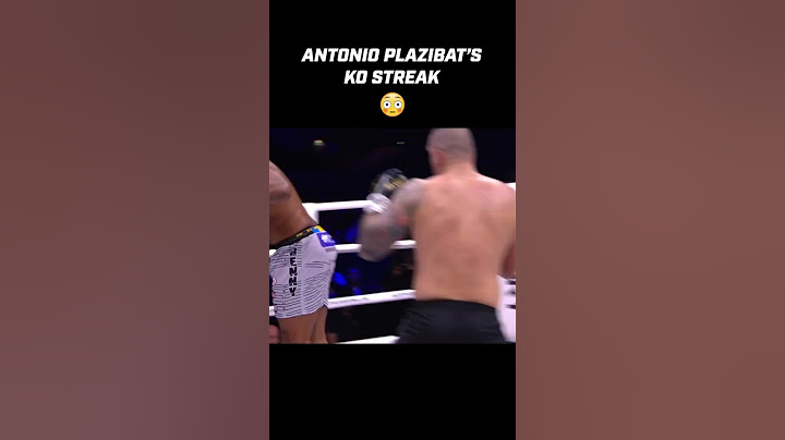 Antonio Plazibat’s THREE-FIGHT KO STREAK 😤