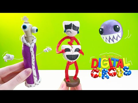 Making Gangle, Kinger and Bubble with Clay ► The Amazing Digital Circus | EASY Clay Tutorial