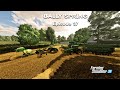 Harvesting WHEAT &amp; BARLEY, Baling &amp; Collecting Straw Bales | Bally Spring | FS22 | Episode #37