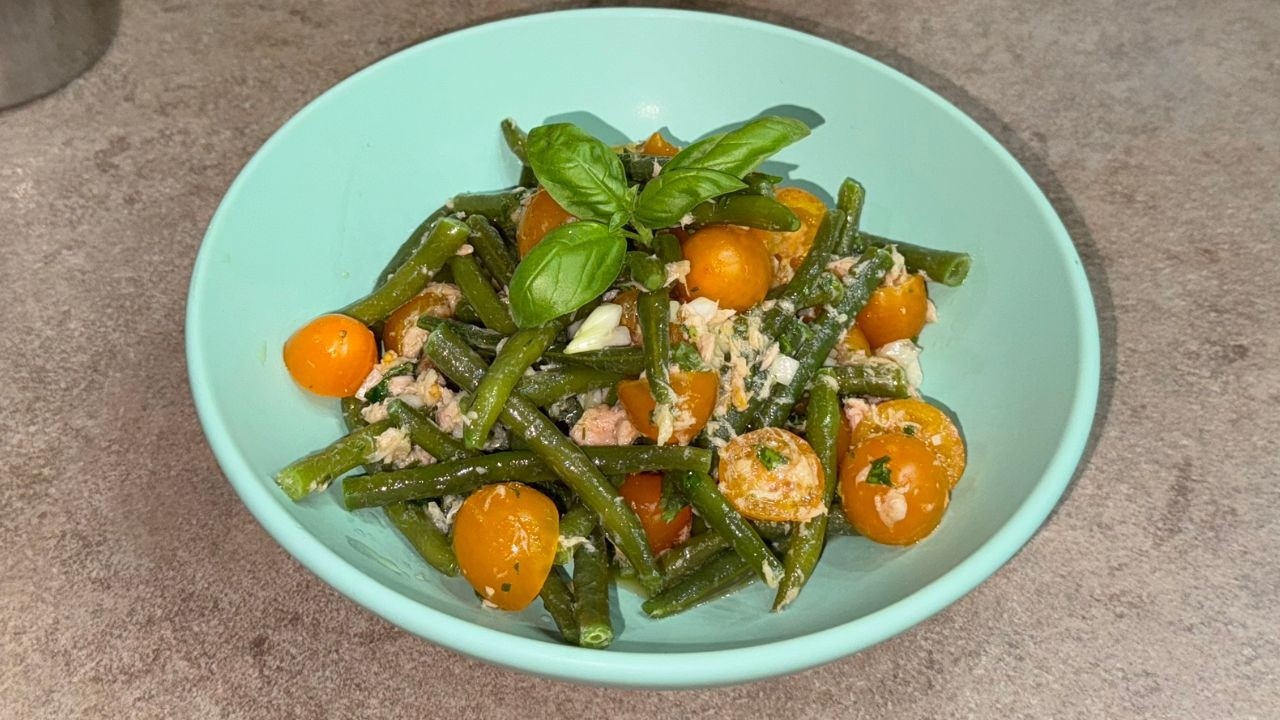 INSALATA DI FAGIOLINI E TONNO FRESCA FRESCA