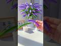 Cute diy pipe cleaner lavender flowers#diy #gift #diyflower #diycrafts #flowercraft #flowers #craft
