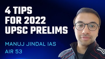 4 Amazing Studying Techniques for Prelims Paper UPSC by Manuj Jindal IAS AIR 53