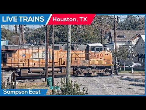 Live Trains – Houston, Texas (Sampson Street East) — Houston, TX live camera thumbnail