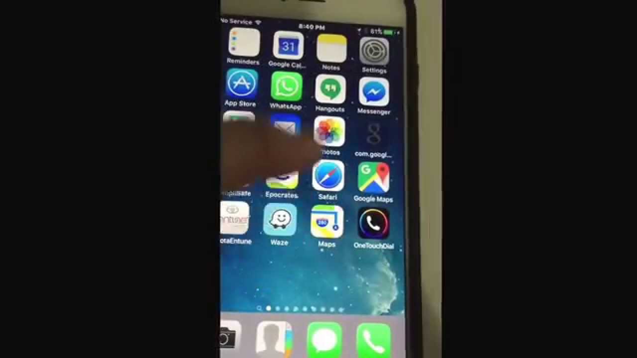 iPhone 6 Plus flickering and irresponsible screen YouTube