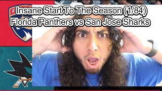 Game 1 Was Insane! | New Hockey Fan Reacts to Florida Panthers vs San Jose Sharks | NHL Highlights
