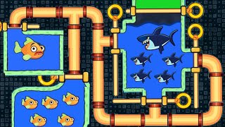 Save The Fish / pull the pin level save fish game Pull the pin mobile game android game Puzzle game screenshot 4