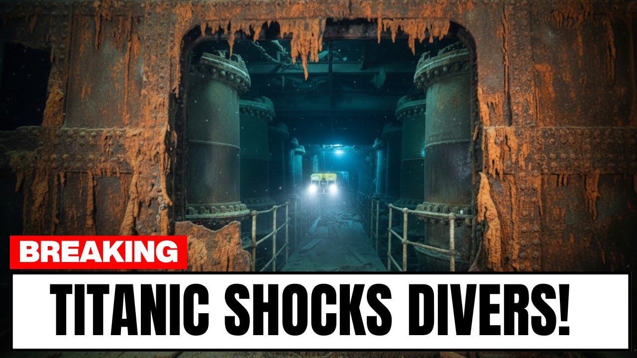 1 MIN AGO: Drone Found a Hidden Chamber Inside the Titanic’s Boiler Room