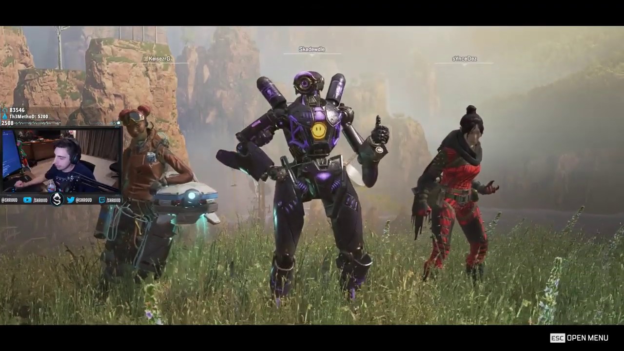 Shroud Dominating Apex Players Apex Legends